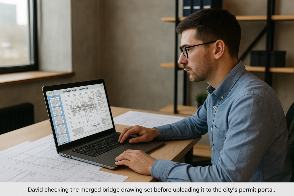 How Civil Engineer David Martinez Finally Got All His Bridge Drawings Into One Permit‑Ready PDF